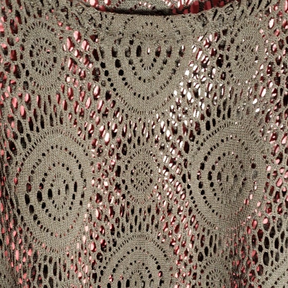 Chocolate Swimsuit Coverup Croft & Barrow Large - Picture 3 of 6